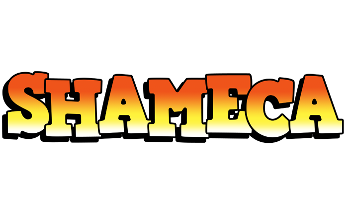 Shameca sunset logo