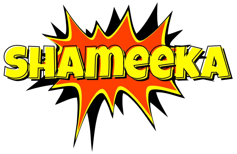 Shameeka bazinga logo