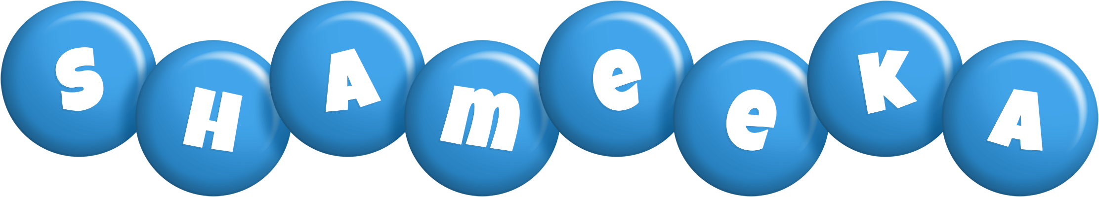 Shameeka candy-blue logo