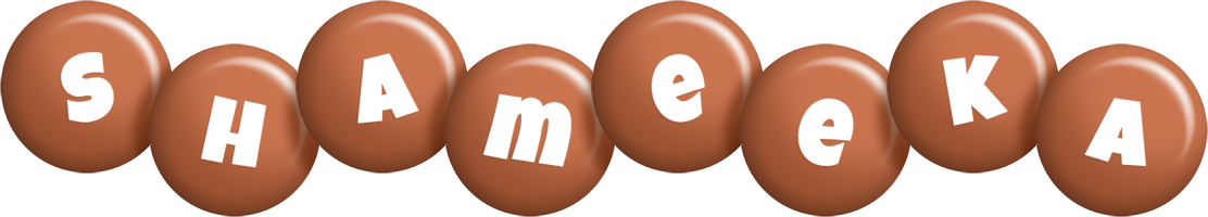 Shameeka candy-brown logo