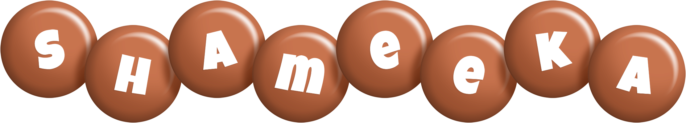 Shameeka candy-brown logo