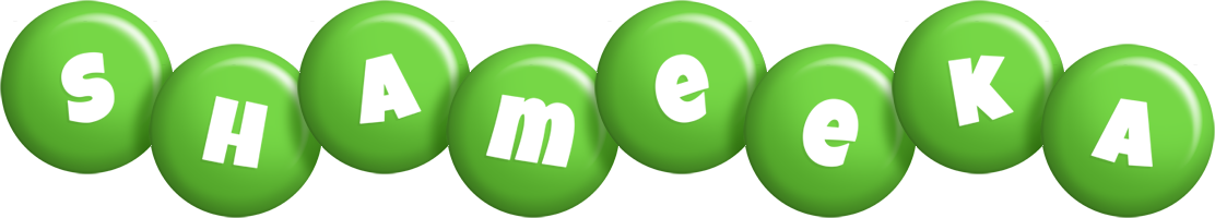 Shameeka candy-green logo