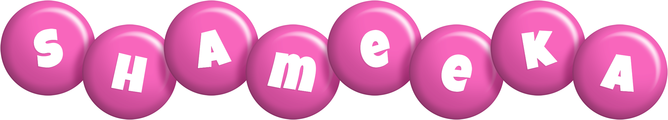 Shameeka candy-pink logo