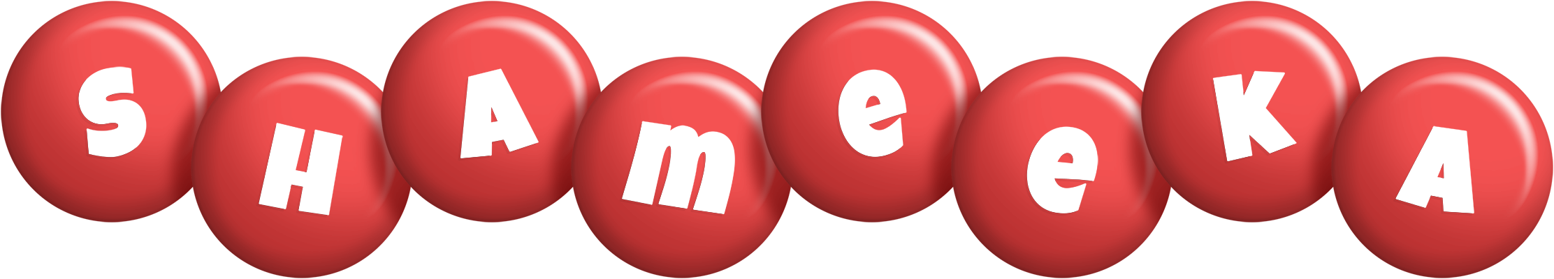 Shameeka candy-red logo