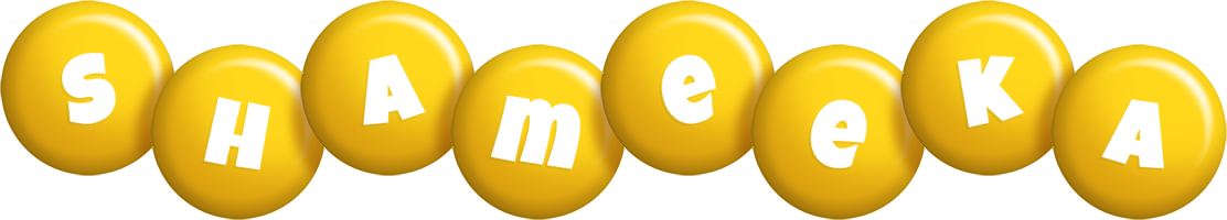 Shameeka candy-yellow logo