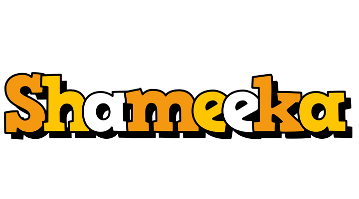 Shameeka cartoon logo