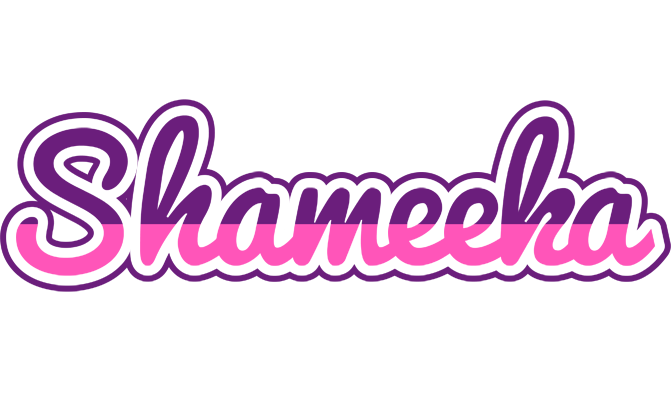 Shameeka cheerful logo