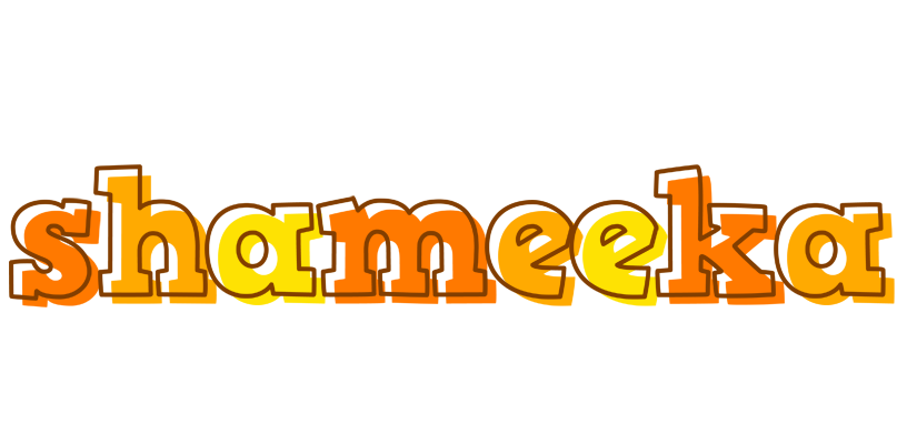Shameeka desert logo