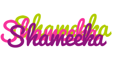 Shameeka flowers logo