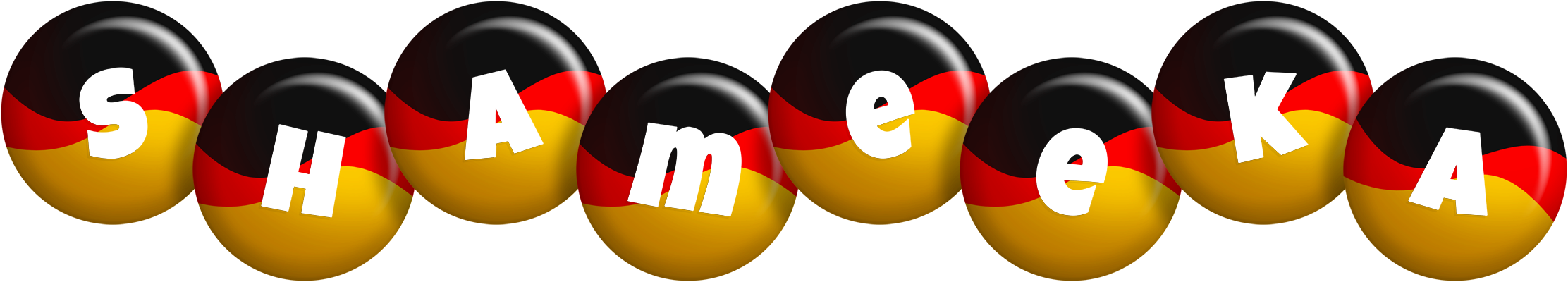 Shameeka german logo