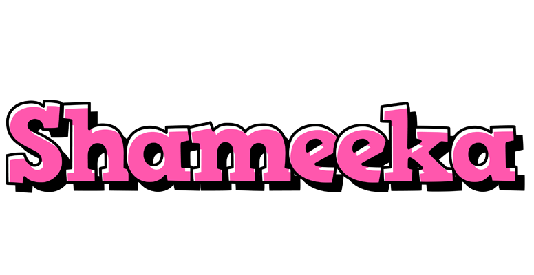 Shameeka girlish logo
