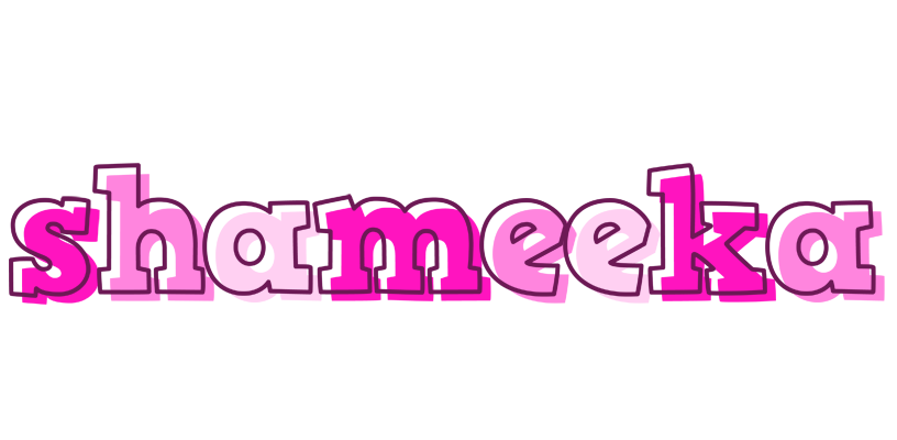Shameeka hello logo