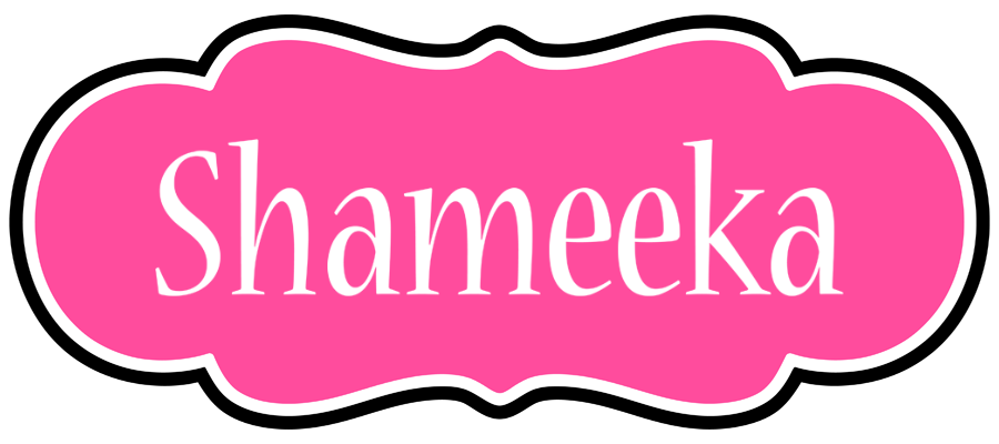 Shameeka invitation logo