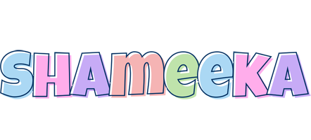 Shameeka pastel logo