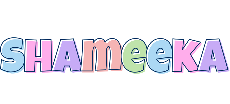 Shameeka pastel logo