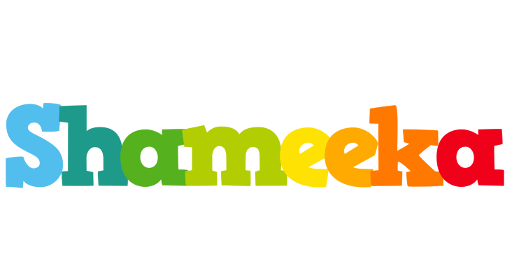 Shameeka rainbows logo