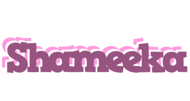 Shameeka relaxing logo