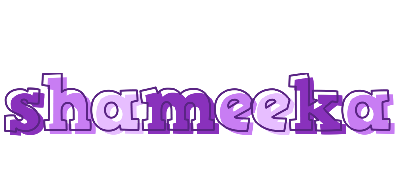 Shameeka sensual logo