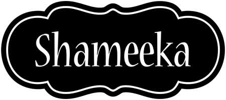 Shameeka welcome logo