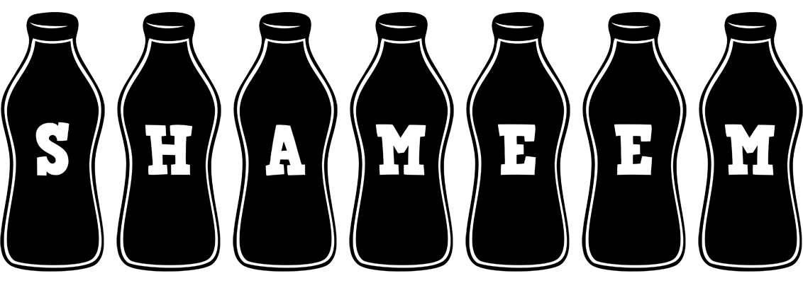 Shameem bottle logo