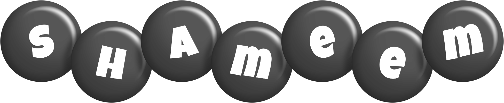 Shameem candy-black logo