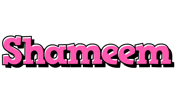 Shameem girlish logo