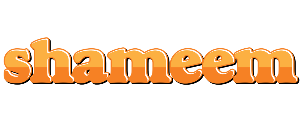 Shameem orange logo