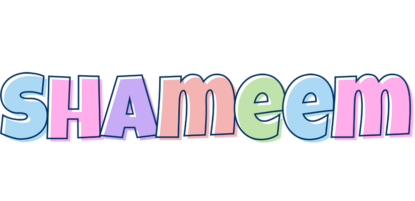 Shameem pastel logo