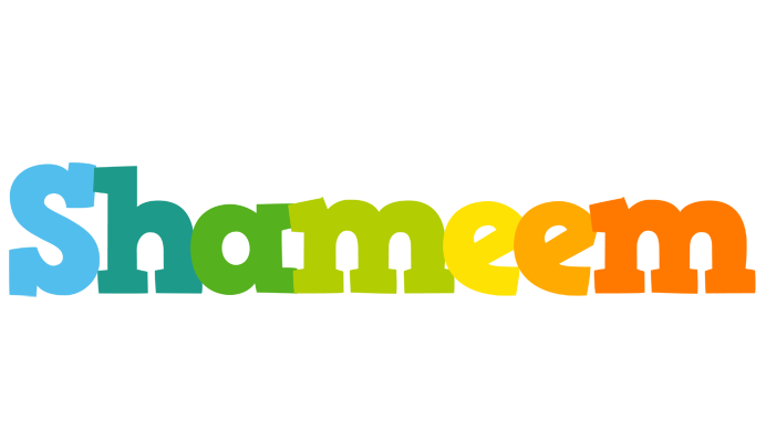 Shameem rainbows logo