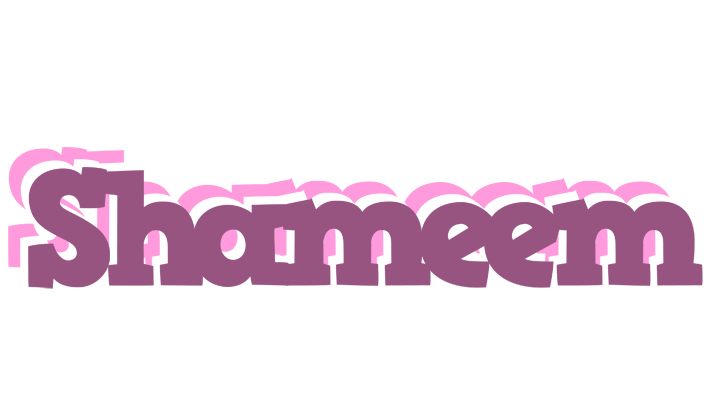 Shameem relaxing logo