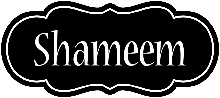 Shameem welcome logo