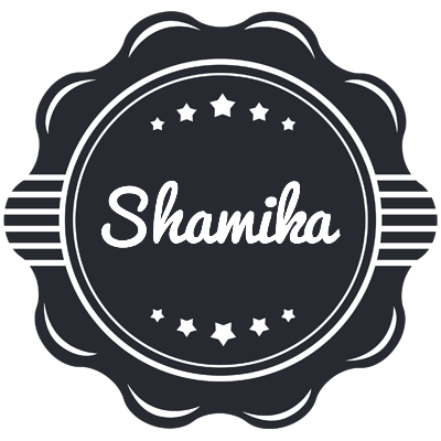 Shamika badge logo