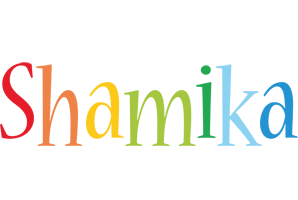 Shamika birthday logo