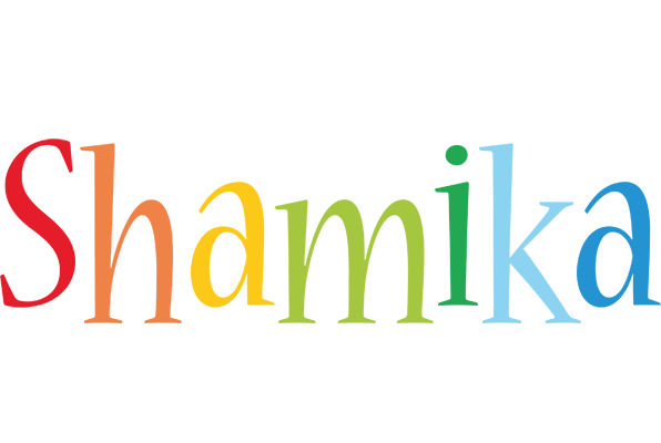 Shamika birthday logo