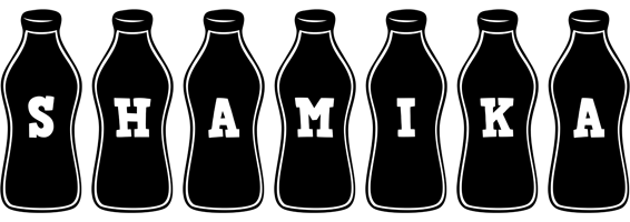 Shamika bottle logo