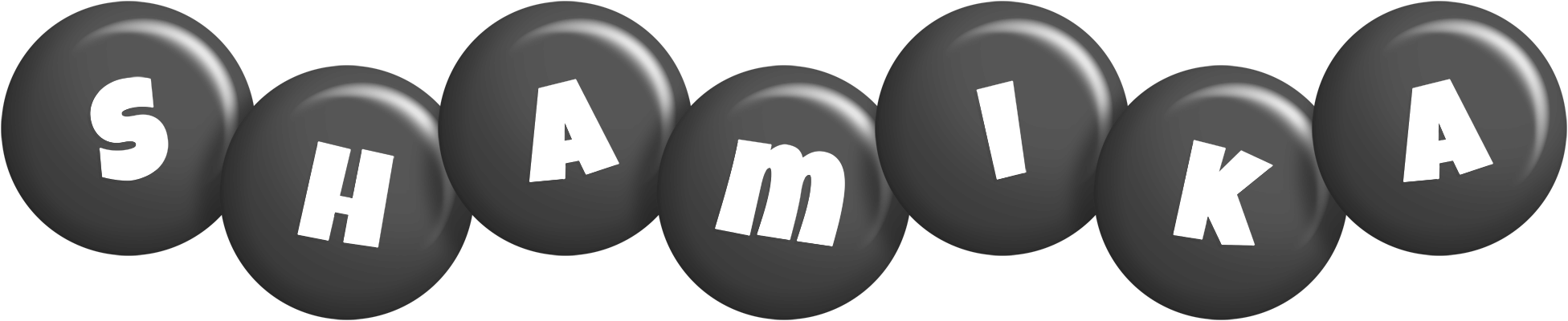 Shamika candy-black logo