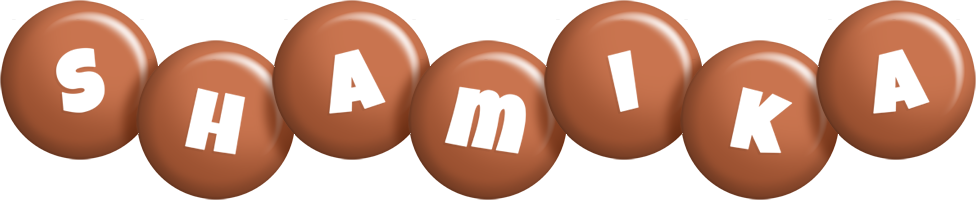 Shamika candy-brown logo