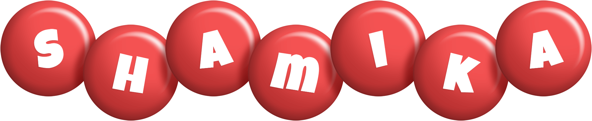 Shamika candy-red logo