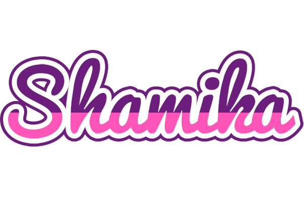 Shamika cheerful logo