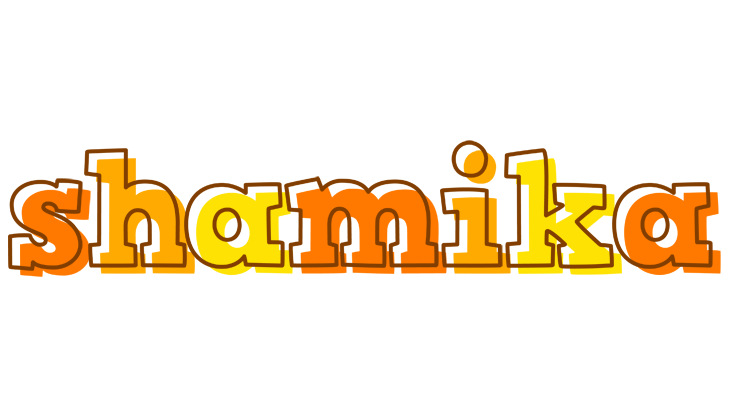 Shamika desert logo