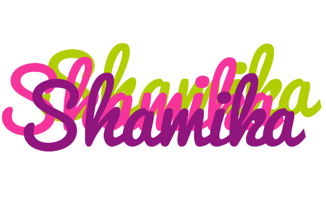Shamika flowers logo