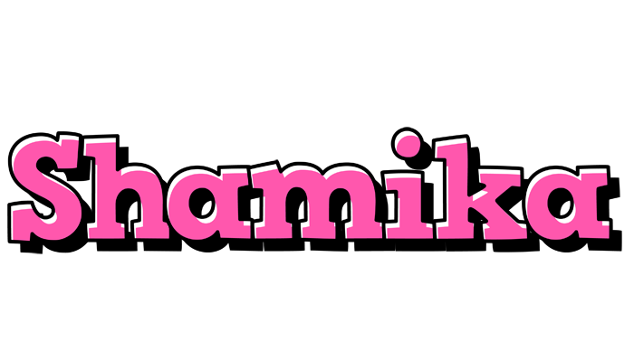 Shamika girlish logo