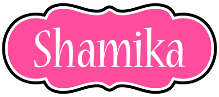 Shamika invitation logo