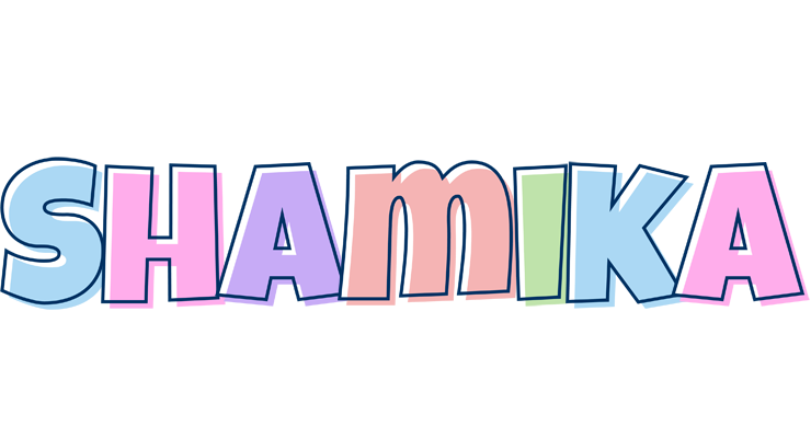 Shamika pastel logo