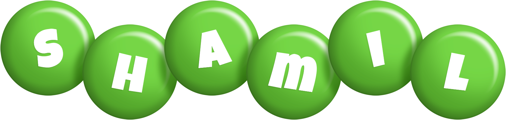 Shamil candy-green logo
