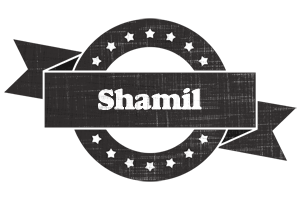 Shamil grunge logo