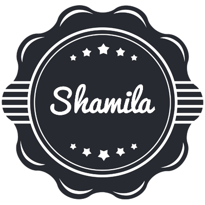 Shamila badge logo