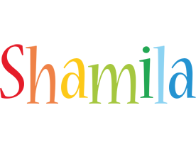 Shamila birthday logo