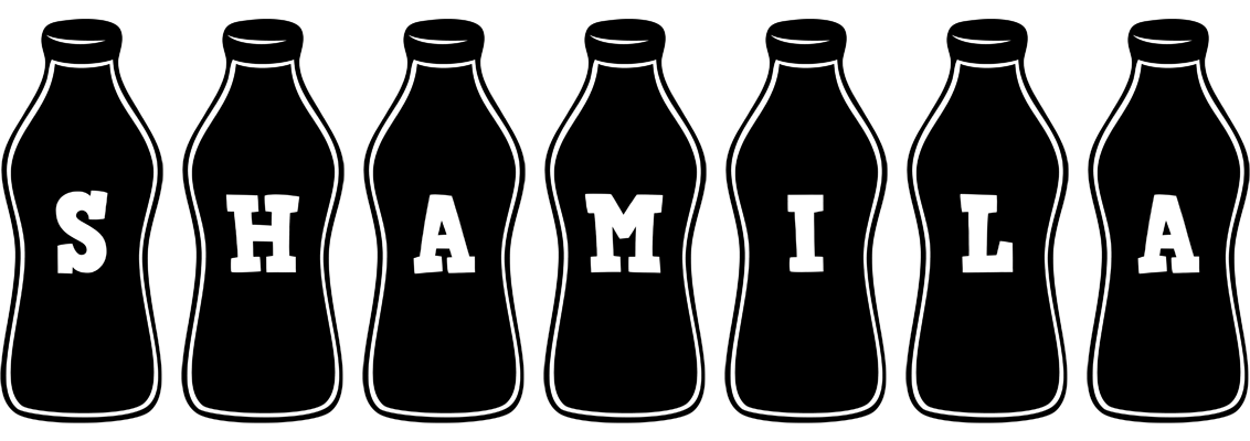 Shamila bottle logo