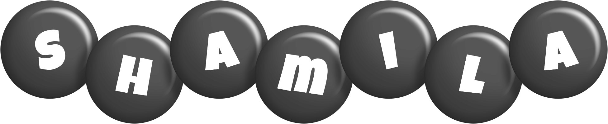 Shamila candy-black logo